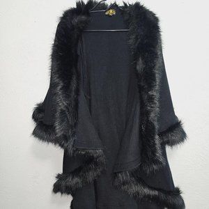 COPY - Metric Knit Fur Collection Cardigan